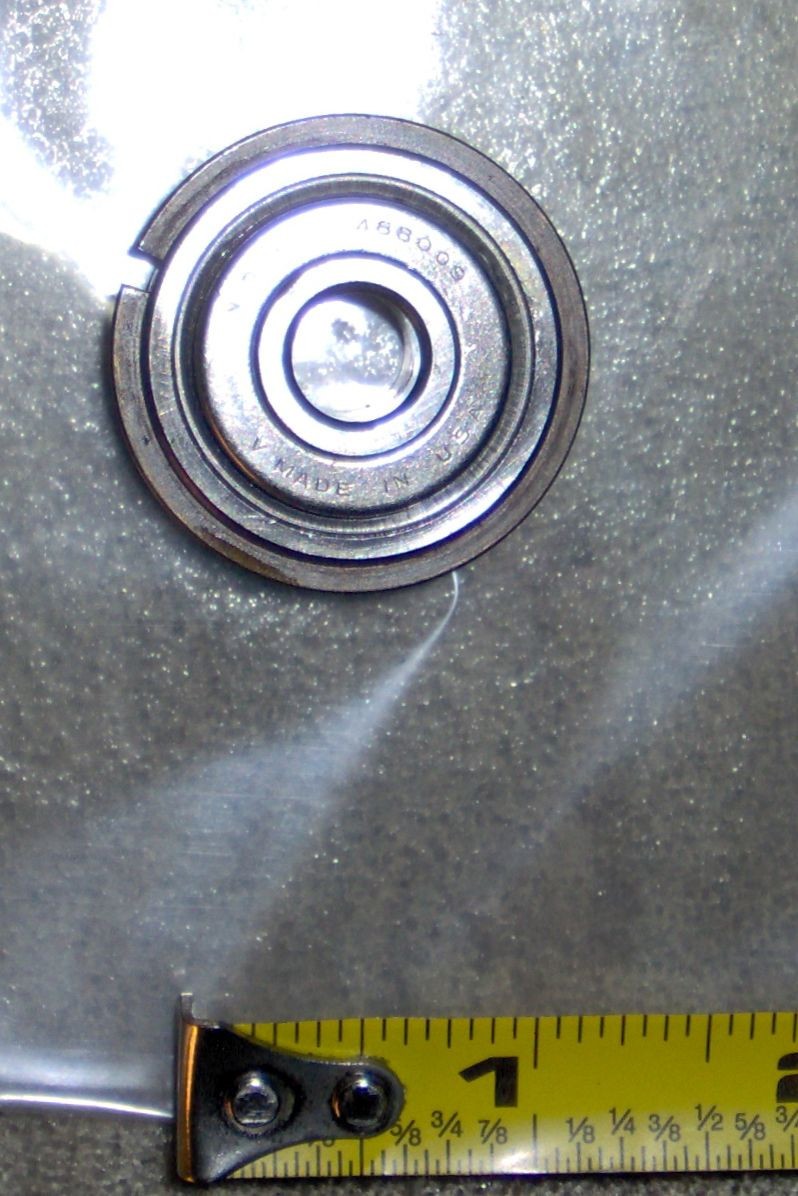 1 New Ball Bearing with Snap Ring NEW DEPARTURE Hyatt 488009