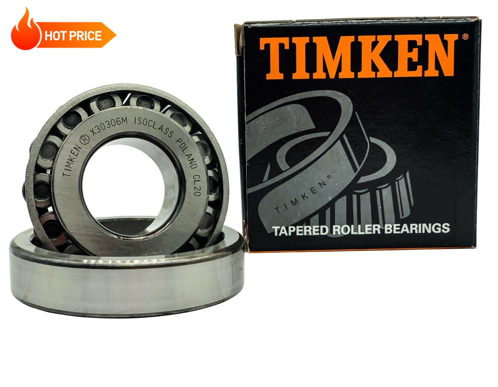 USA TIMKEN 30306M Metric Tapered Roller Bearing 30x72x21MM