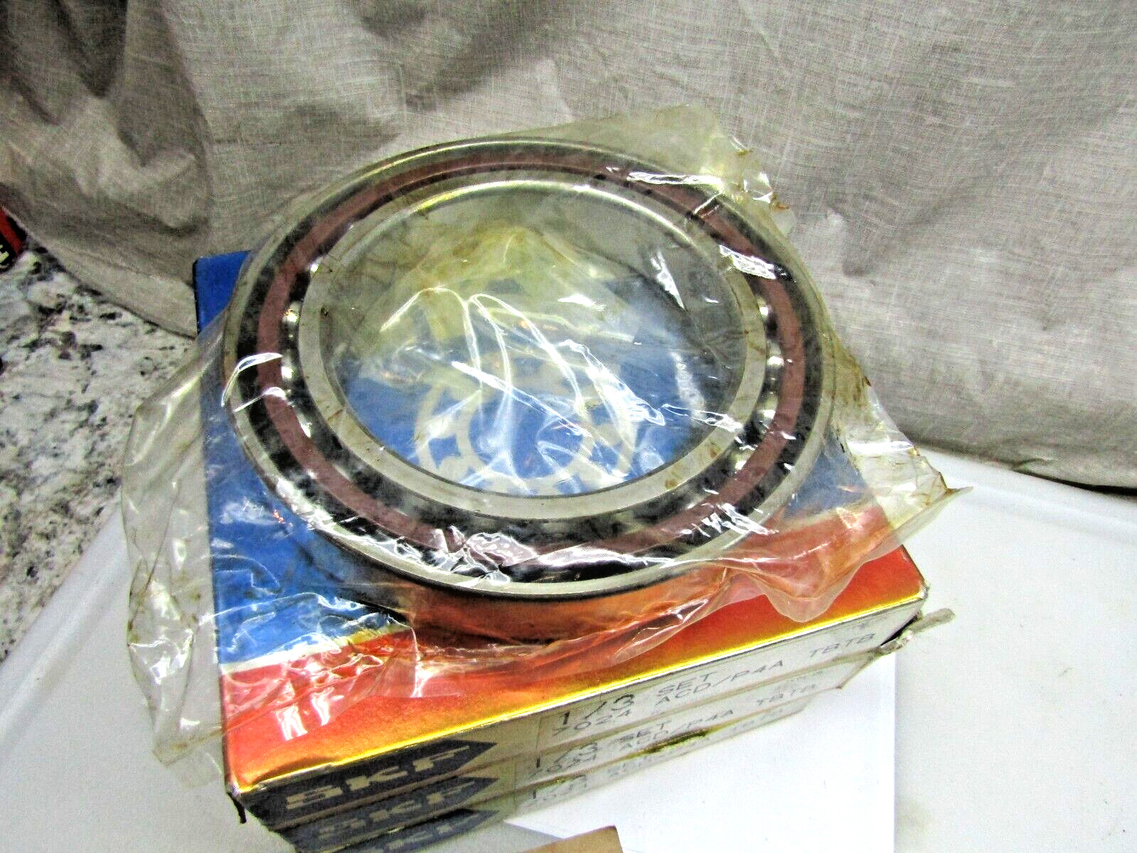 SKF 7024ACD P4A TBIB Super Precision 3 Bearing Set Matched