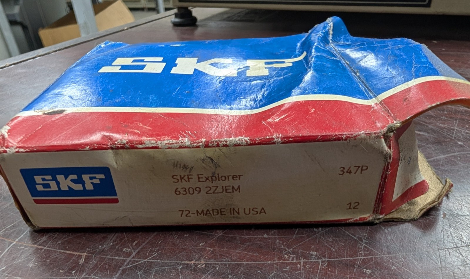 🤪 SKF RADIAL DEEP GROOVE BALL BEARING 45MM ID 100MM OD 6309 2ZJEM