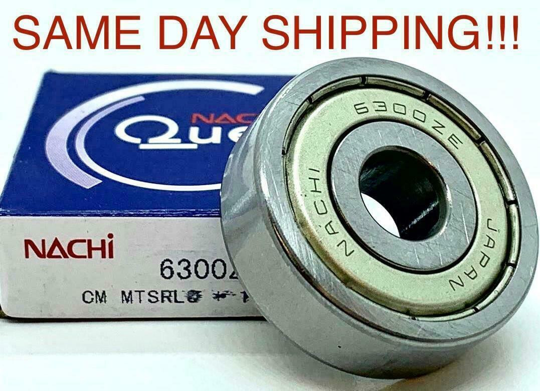 NACHI 6300ZZE Bearing Shielded C3 Japan 10x35x11 Ball Bearing 6300 ZZE