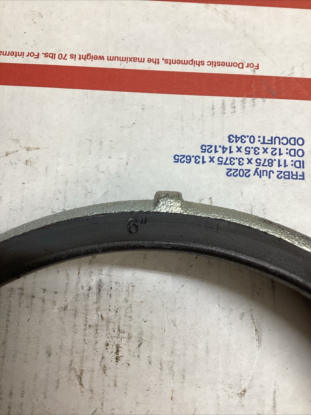 O-Z Gedney 6″ IBC AEC GIB-BUI Bushing ED4U 4081