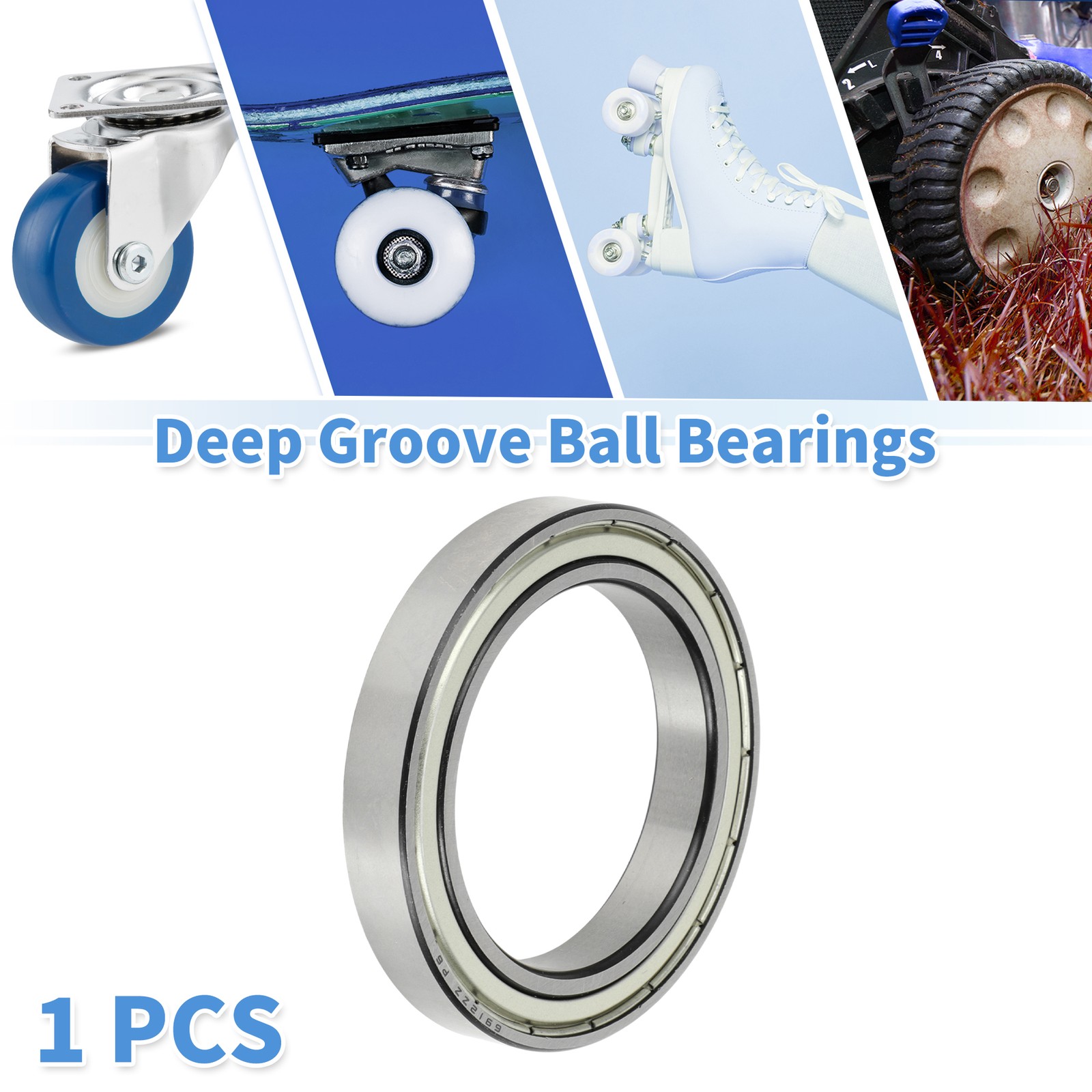 6912ZZ Deep Groove Ball Bearings P6 60x85x13mm 1 Pc Scooter Skateboard Wheel