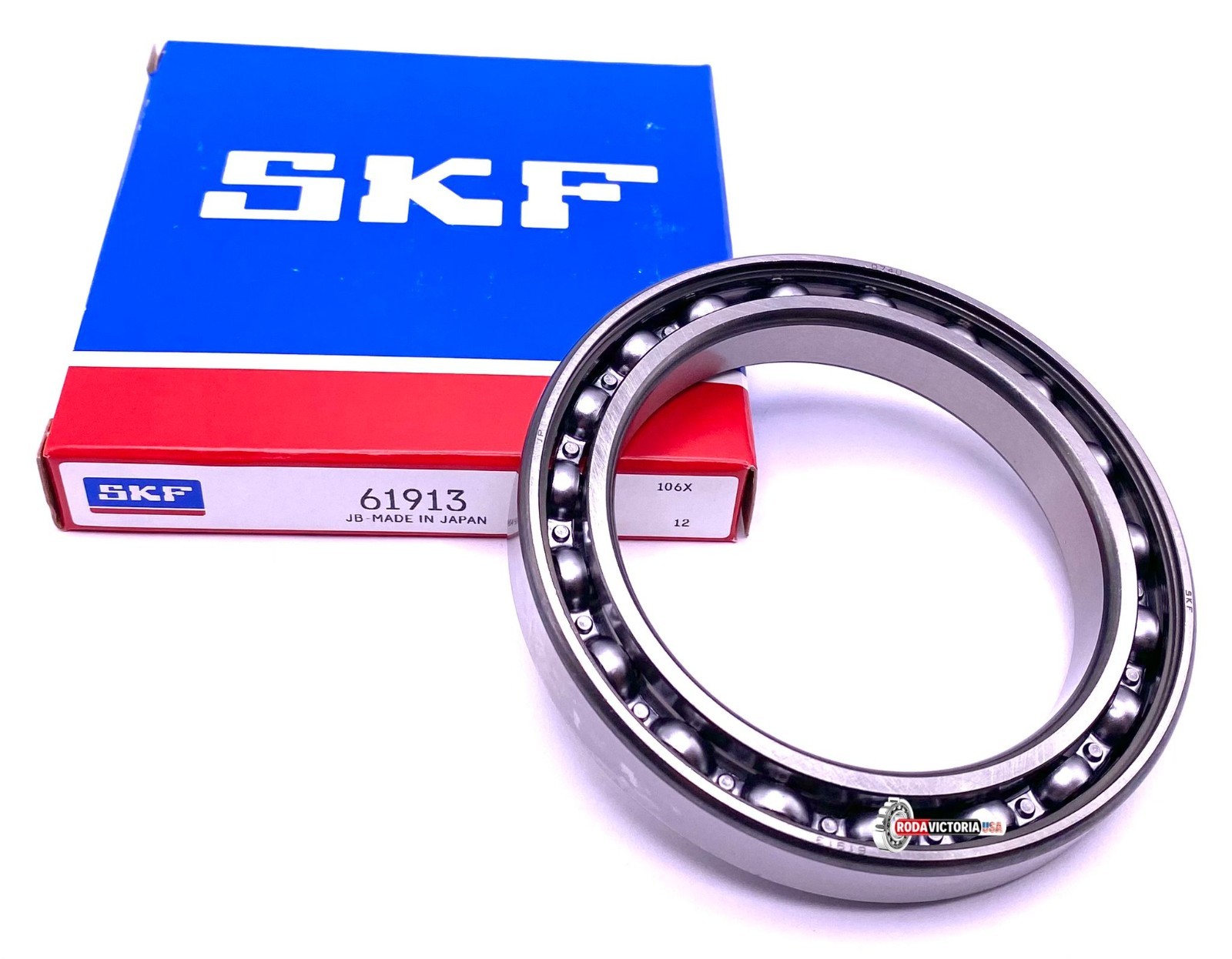SKF Japan 61913 C3 Deep Groove Ball Bearing Open Type, No Seals 6913 65x90x13 mm
