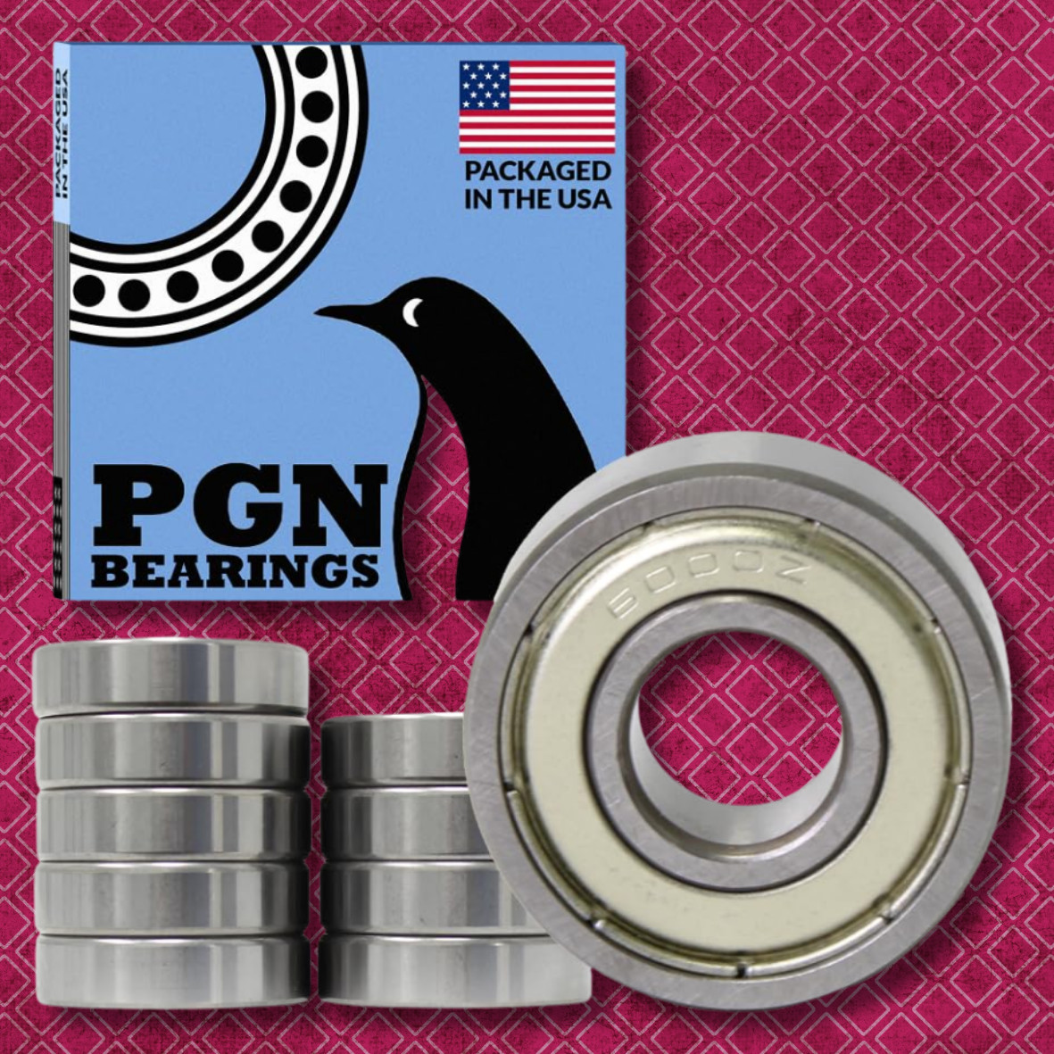 (10) 6000-ZZ Premium Metal Shield Ball Bearing C3 EMQ, 10x26x8, 6000 ZZ 6000z