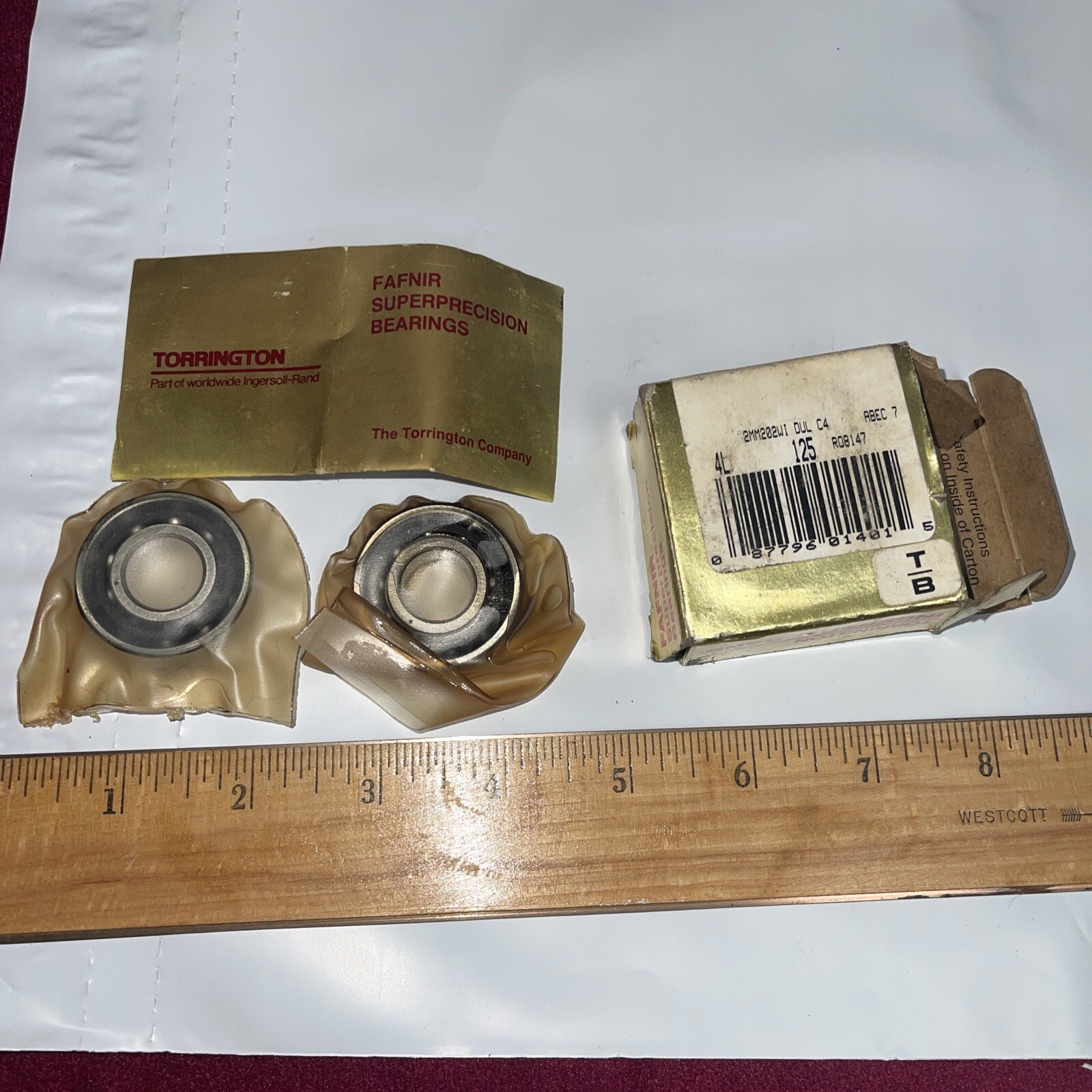 Timken 2MM202WI DUL Super Precision 2 Bearing Set – 4L. 125