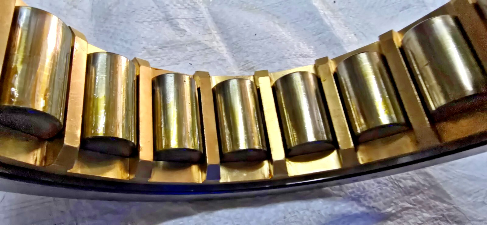 NU 2228 M C3 Cylindrical Roller Bearing USED NTN JAPAN BRONZE CAGE RUSTED NU2228