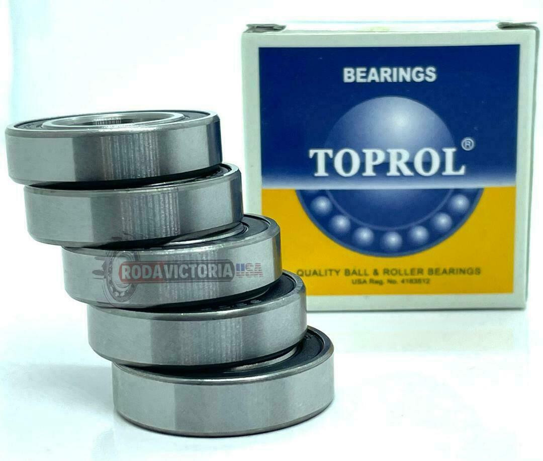 QTY. 5 TOPROL 6902-2RS 6902 2rs seal bearing 6902 ball bearings 6902 RS 61902 !!