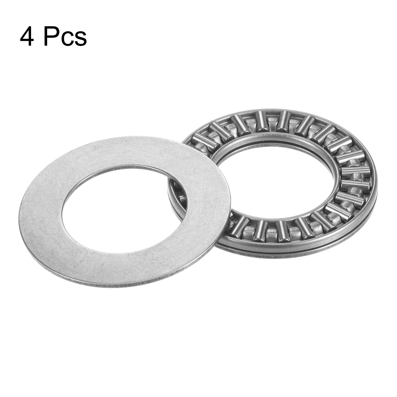 4x AXK2035 Thrust Needle Roller Bearings 20x35x2mm with AS2035 Washers