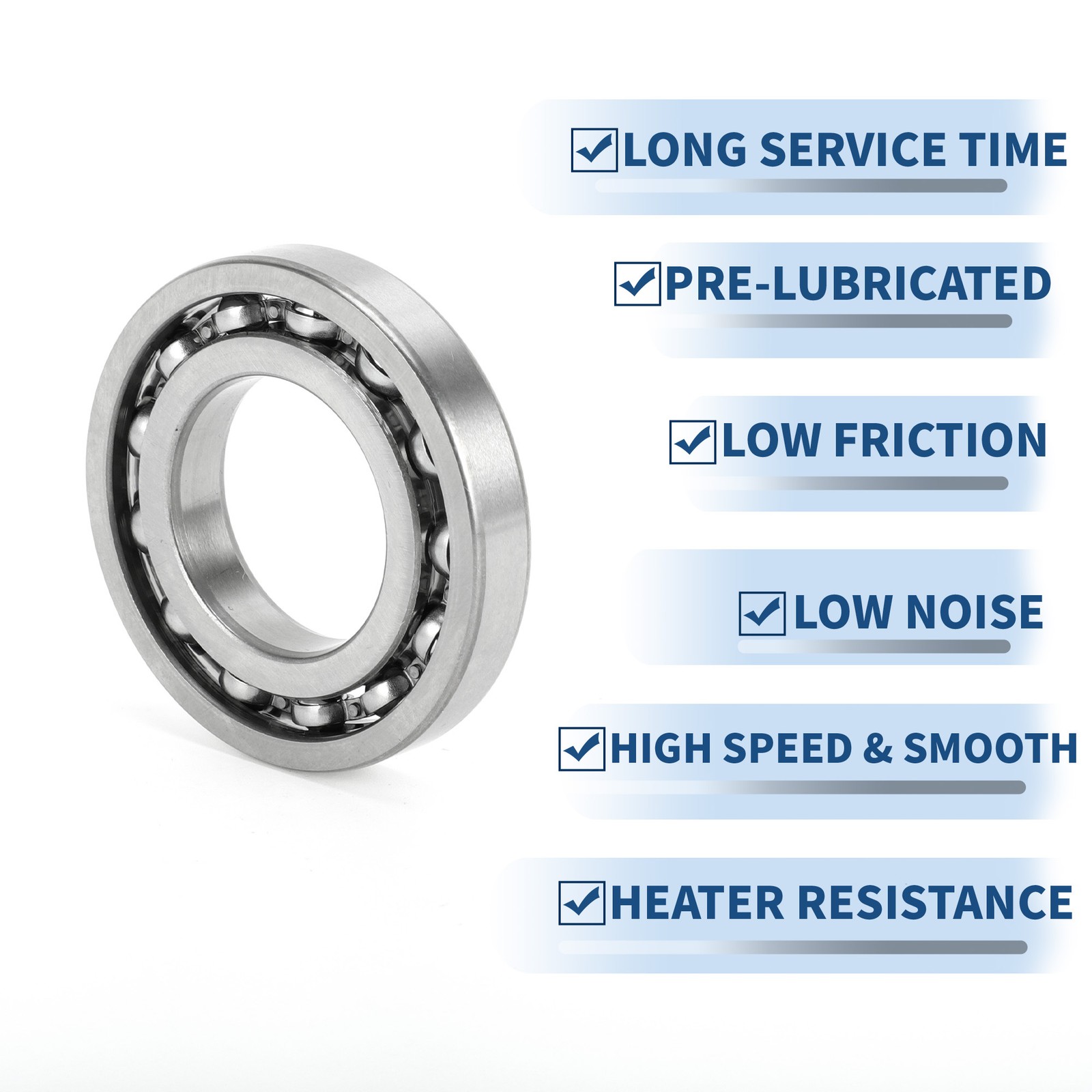 16005 Deep Throat Ball Bearings 25x47x8mm 1 Piece Skateboard Wheel