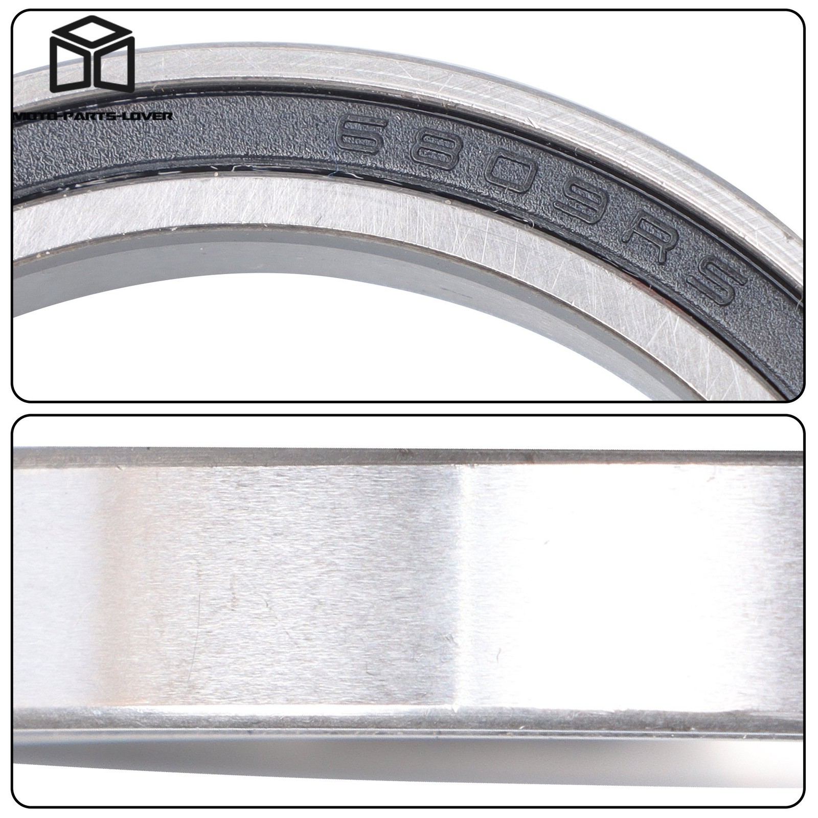6809-2RS Rubber Sealed Ball Bearings 10pcs 45x58x7mm Set
