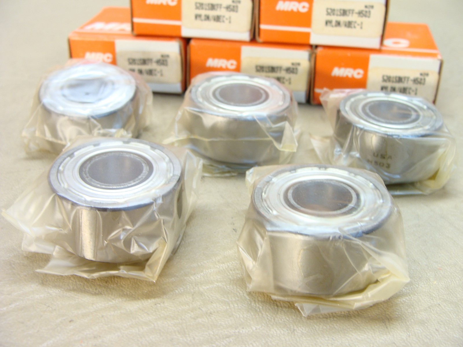 NEW lot of 5 MRC 5201SBKFF-H503 bearing made in USA