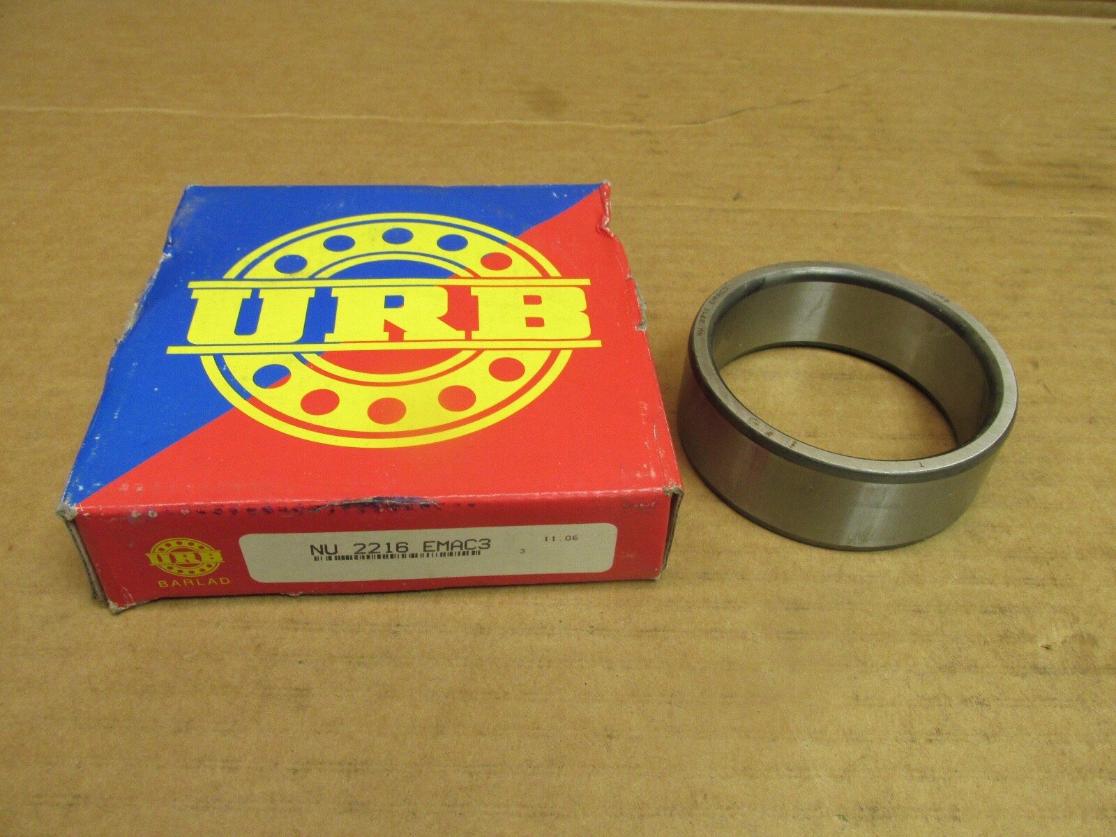 URB NU2216EMAC3 Cylindrical Roller Bearing Ring 80mm ID 33mm Width NU 2216 E C3