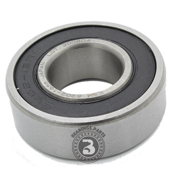 6202-16-2RS EMQ Premium Rubber Seal Ball Bearing 16x35x11mm- KSM Japan