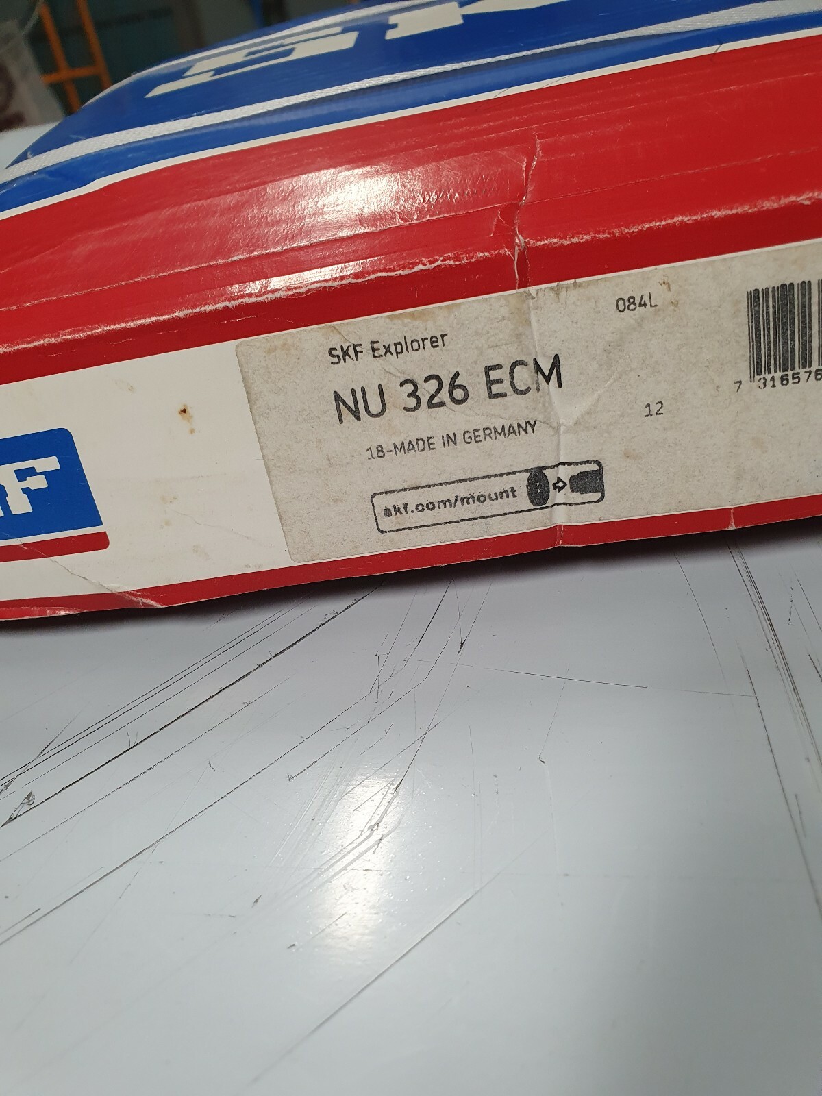 NU 326 E/CM SKF BRAND, Cylindrical Roller Bearing NEW, Bronce Cage.