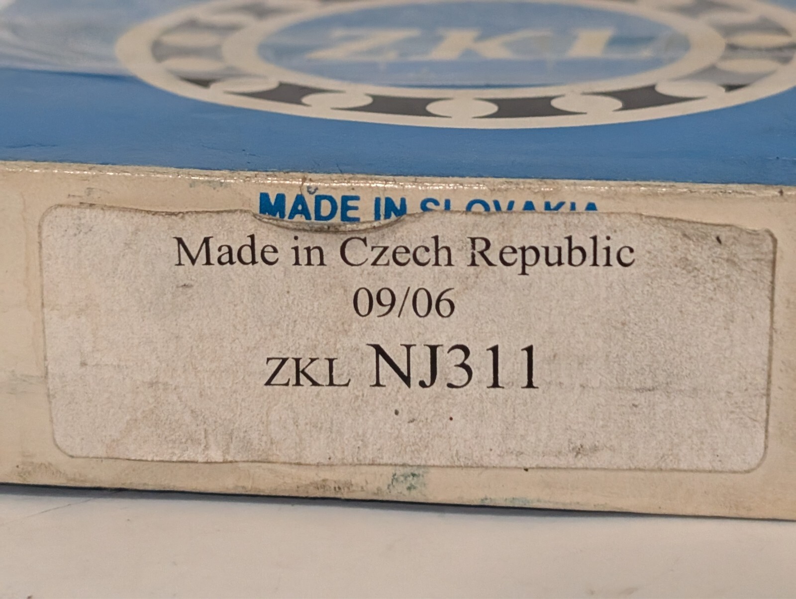 ZKL NJ311 Single Row Cylindrical Roller Bearing