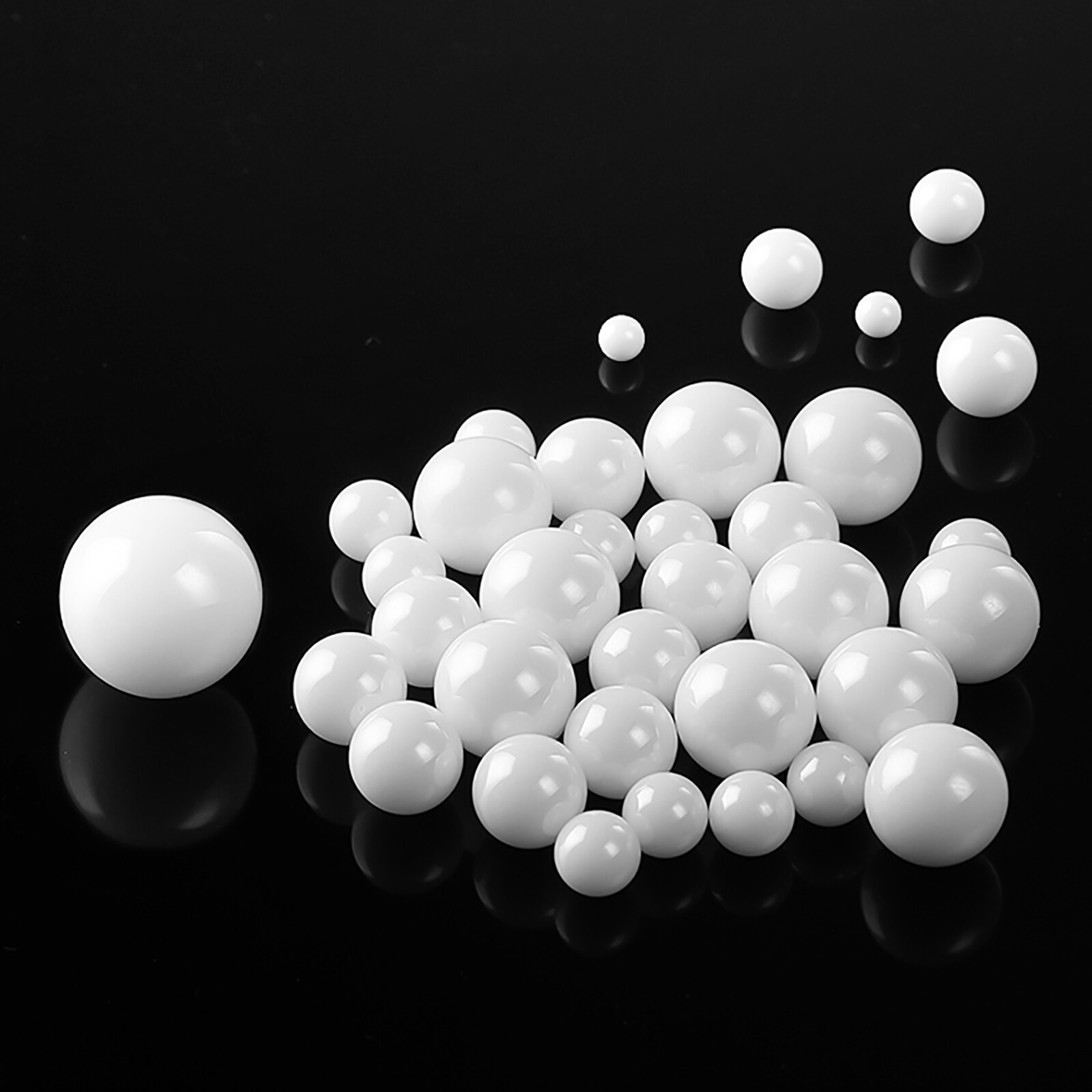 Grade 10 ZrO2 Zirconia Oxide Ball G10 Ceramic Bearing Balls Polish 10.319mm-20mm