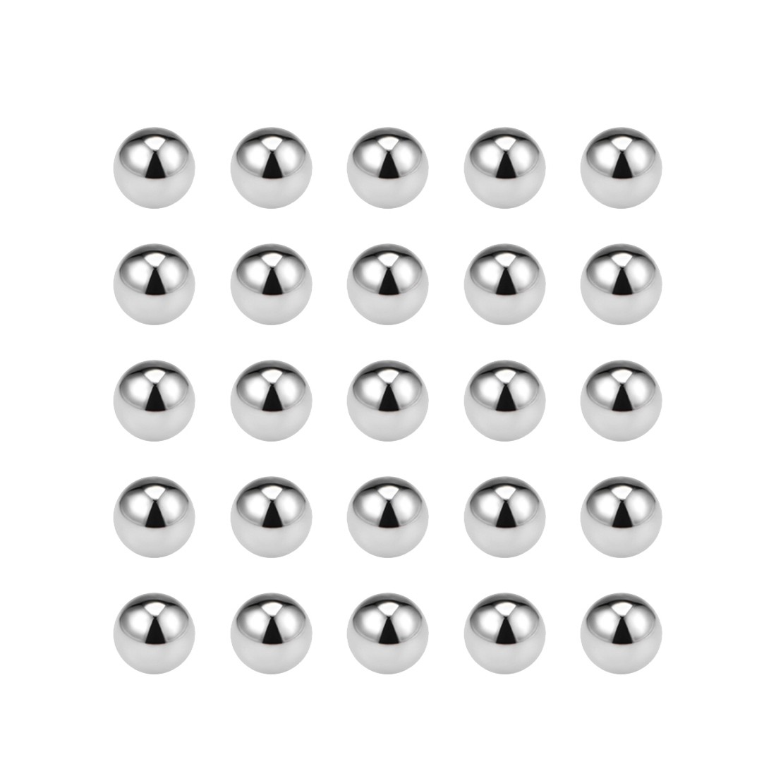 8mm Bearing Balls 304 Stainless Steel G100 Precision Balls 25pcs