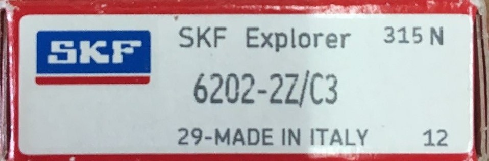 6202-2Z C3 SKF Bearing 15x35x11 (mm)