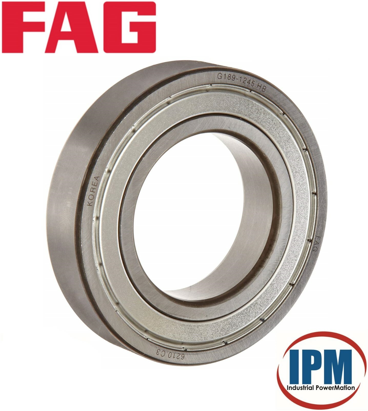 FACTORY NEW! FAG 6205-2ZR Single Row Ball Bearing 25x52x15mm, 2 Metal Shields