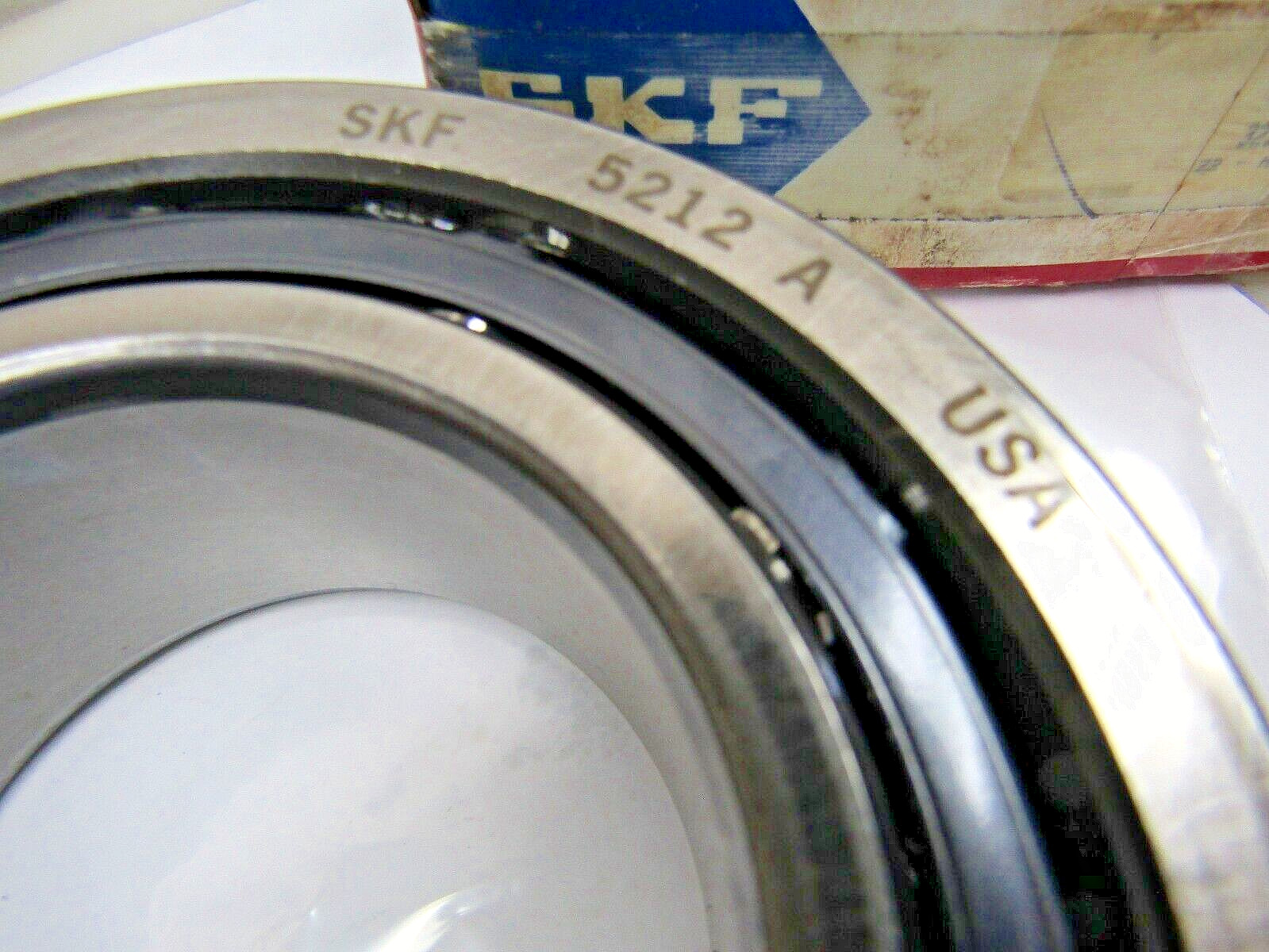 SKF 5212A 60mm X 110mm X 1-7/16″ Angular Contact Bearing Made in USA