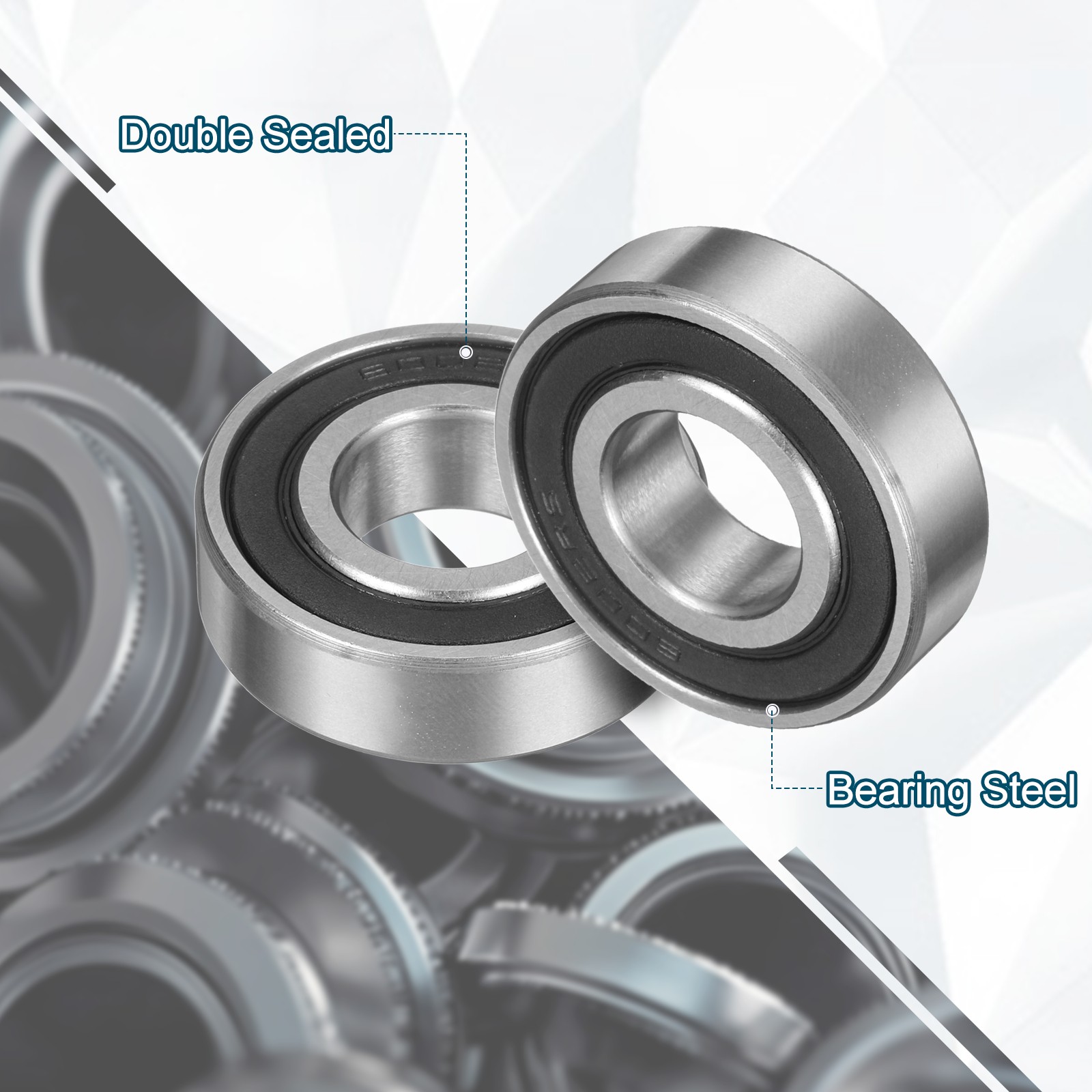 4 Nonstandard Ball Bearings 14329-2RS for 14mm ID x 32mm OD x 9mm Thickness