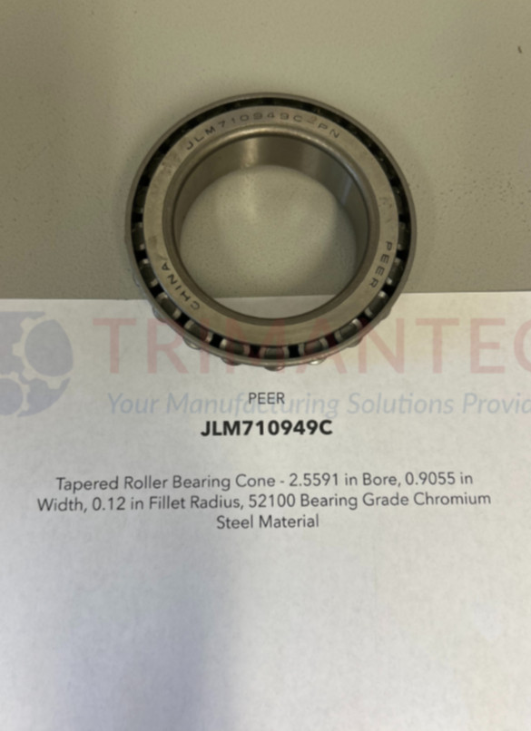 JLM710949C PEER Tapered Roller Bearing Cone