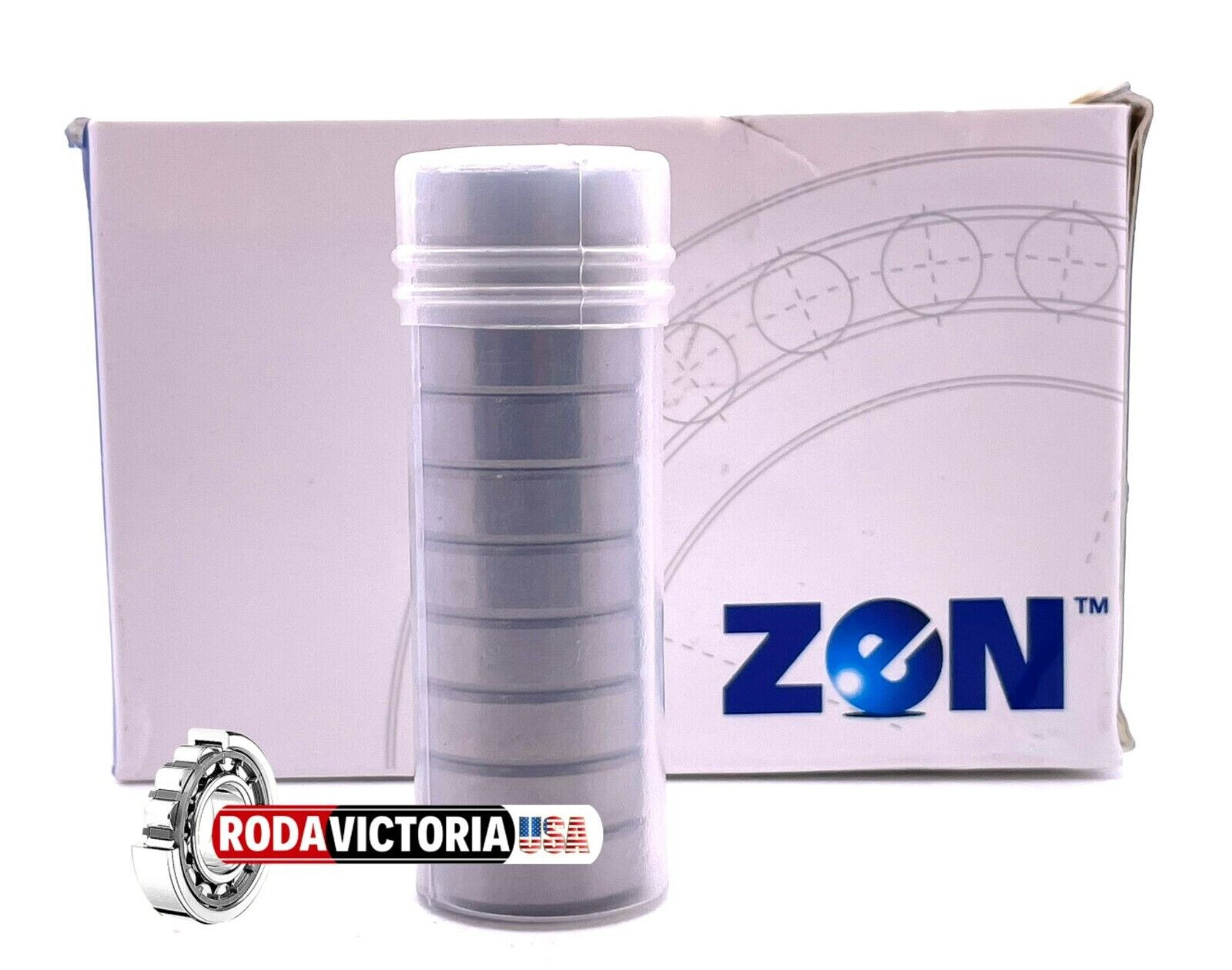 (10 PCS) ZEN 698ZZ Deep Groove Ball Bearing 8x19x6mm Steel Double Shielded