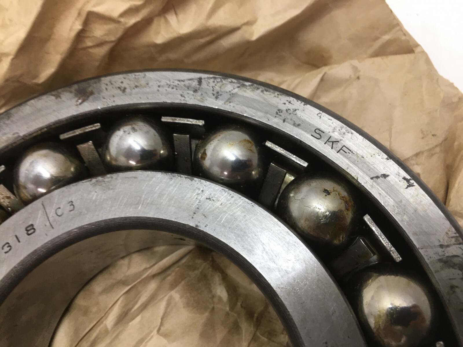 SKF 1318-C3 Self Aligning Bearing 90x190x43 mm 1318C3 USA
