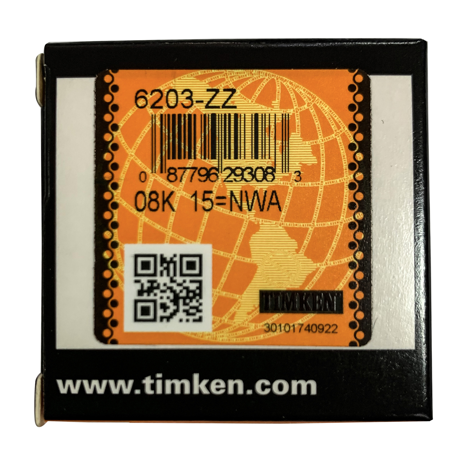 (2 PACK) USA TIMKEN 6203-2Z 17X40X12MM Double Metal Seal Ball Bearings