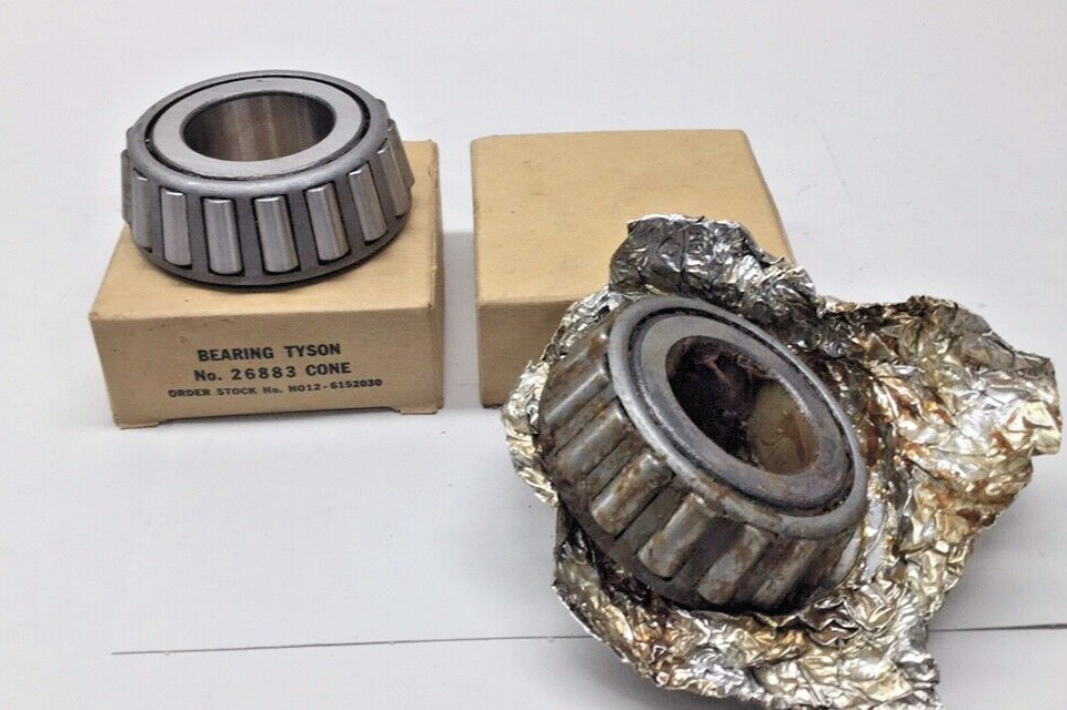 Tyson 26883 x 2 Tapered Roller Bearing Cone 26883 (Pack of 2) 1.378 ID x 1.00 W