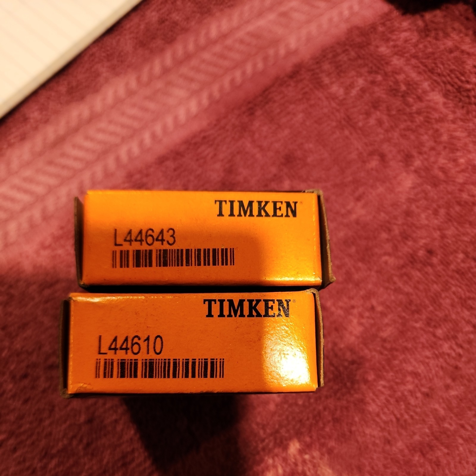 Timken SET14 (L44643/L44610) Bearing & Race Set – One Bearing Set
