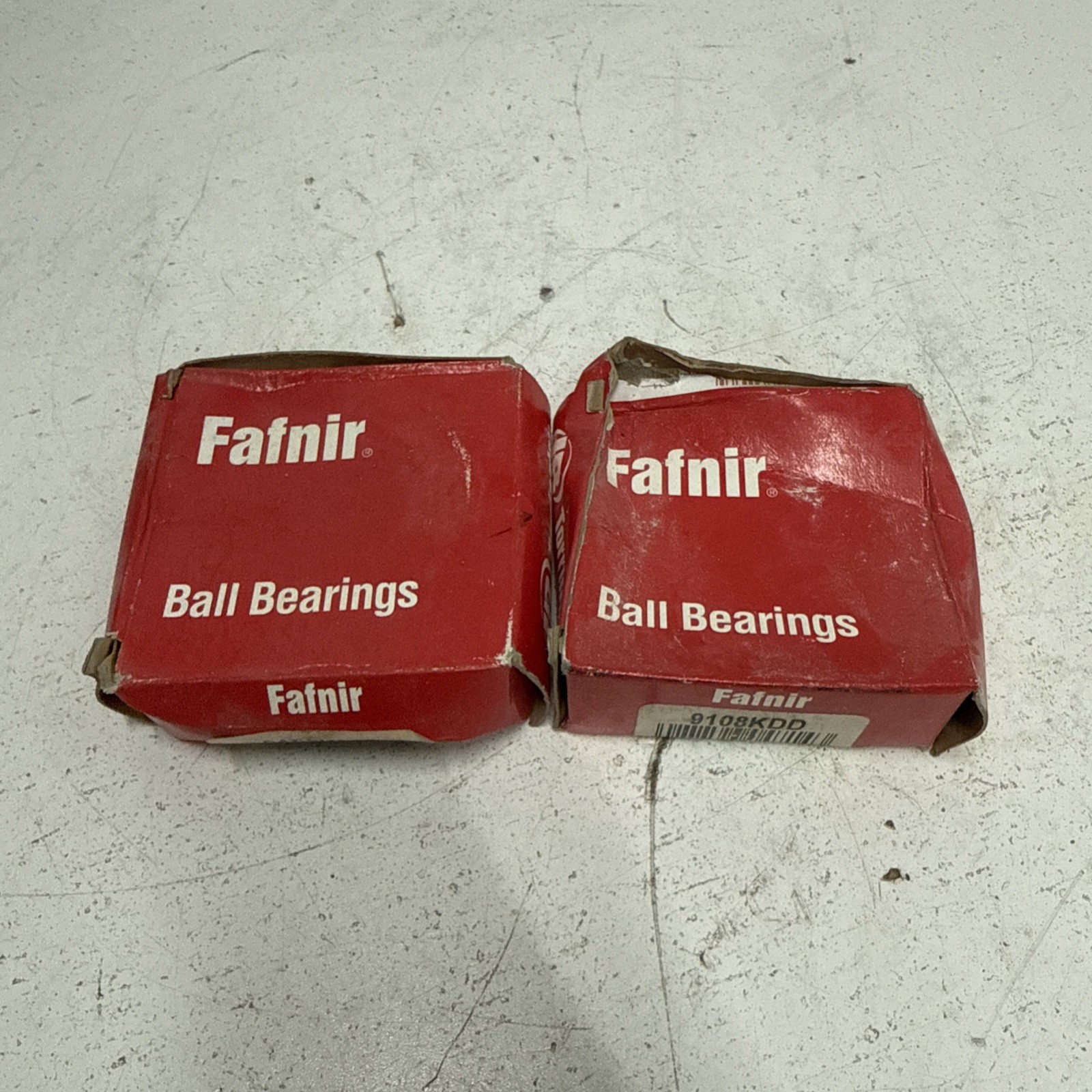 QTY-2) Fafnir 9108KDD Ball Bearing 40mm x 68mm x 15mm Double Shield **NOS**