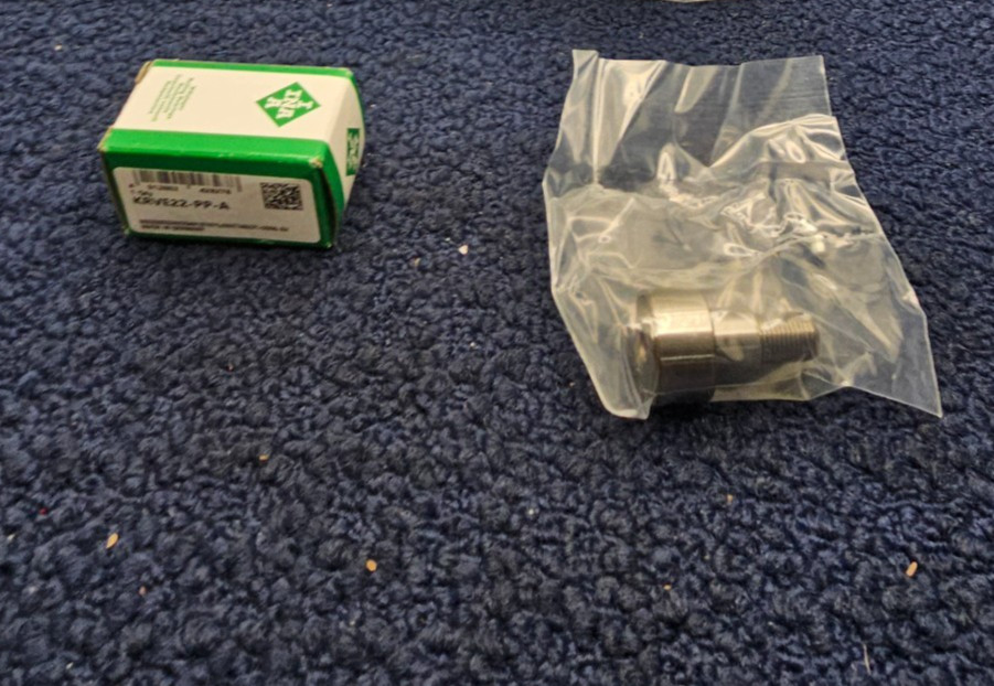 INA KRVE22-PP-A: Yoke Type Track Roller, Full Complement Needle Roller