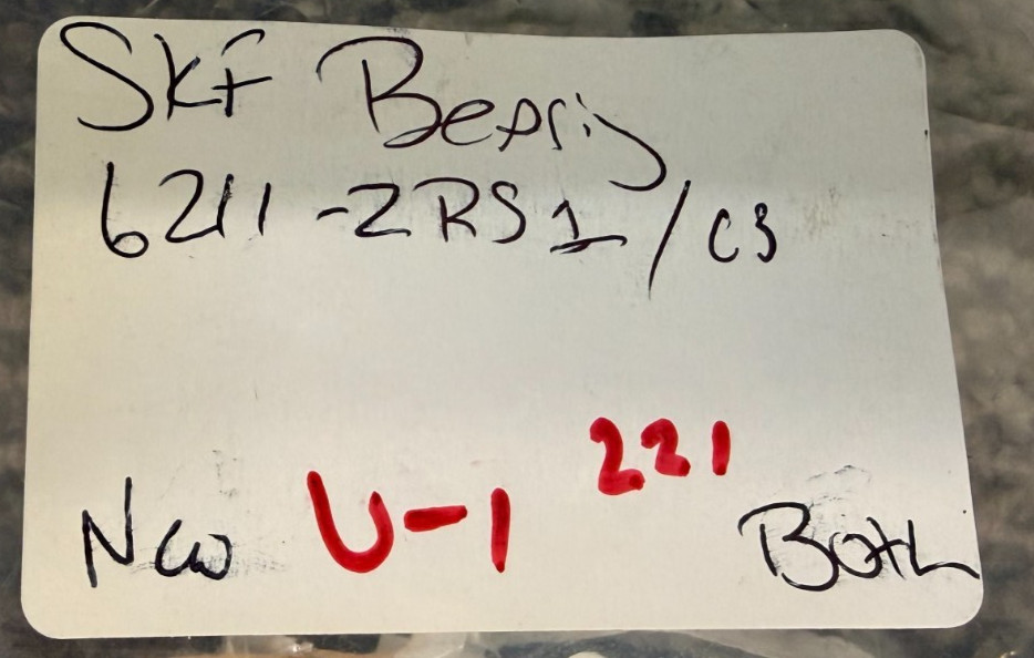 2 SKF Explorer 6211-2RS1/C3 Deep Groove Ball Bearing 55X100X21mm