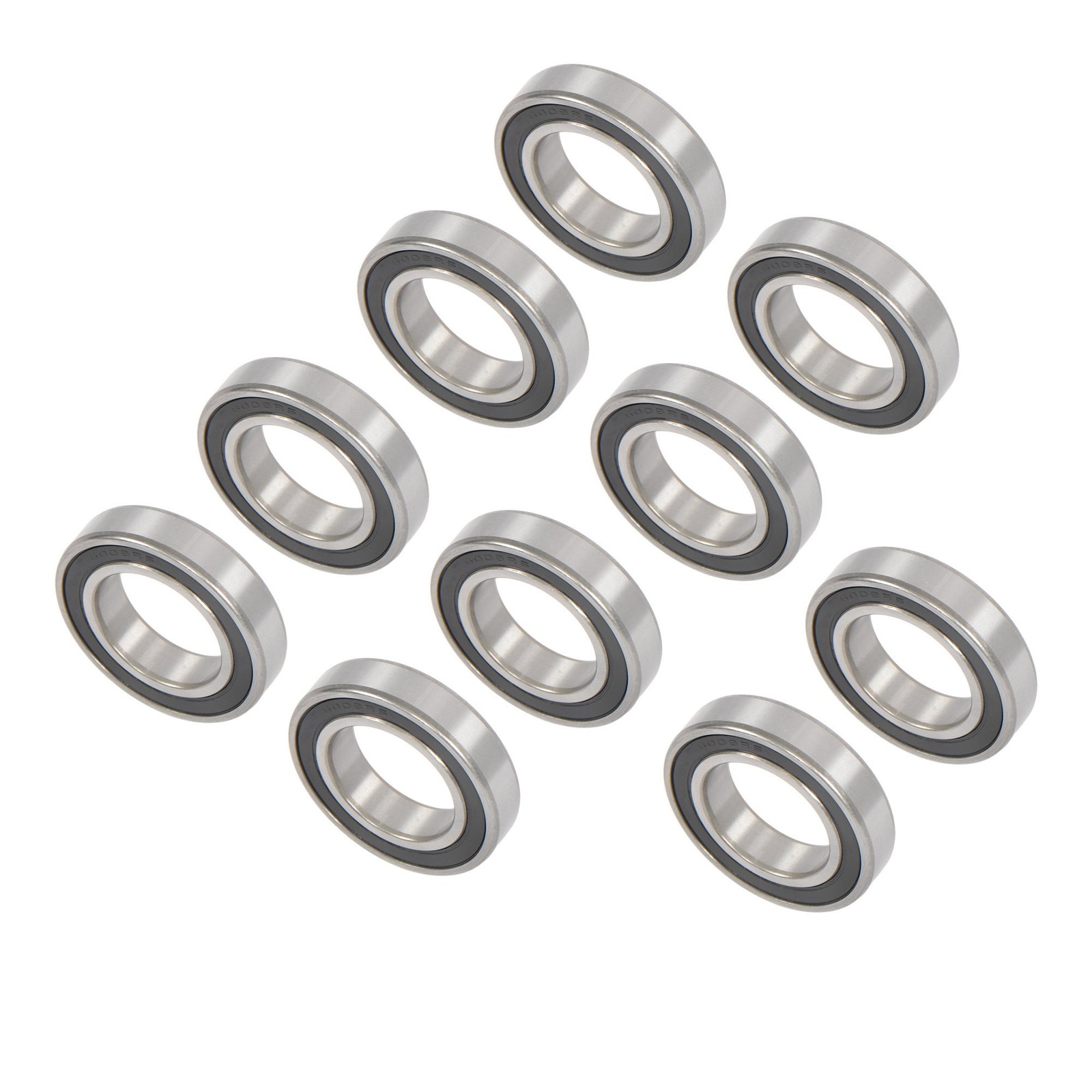 6008-2RS Deep Groove Bearings 10pcs 40x68x15mm Rubber Sealed Set