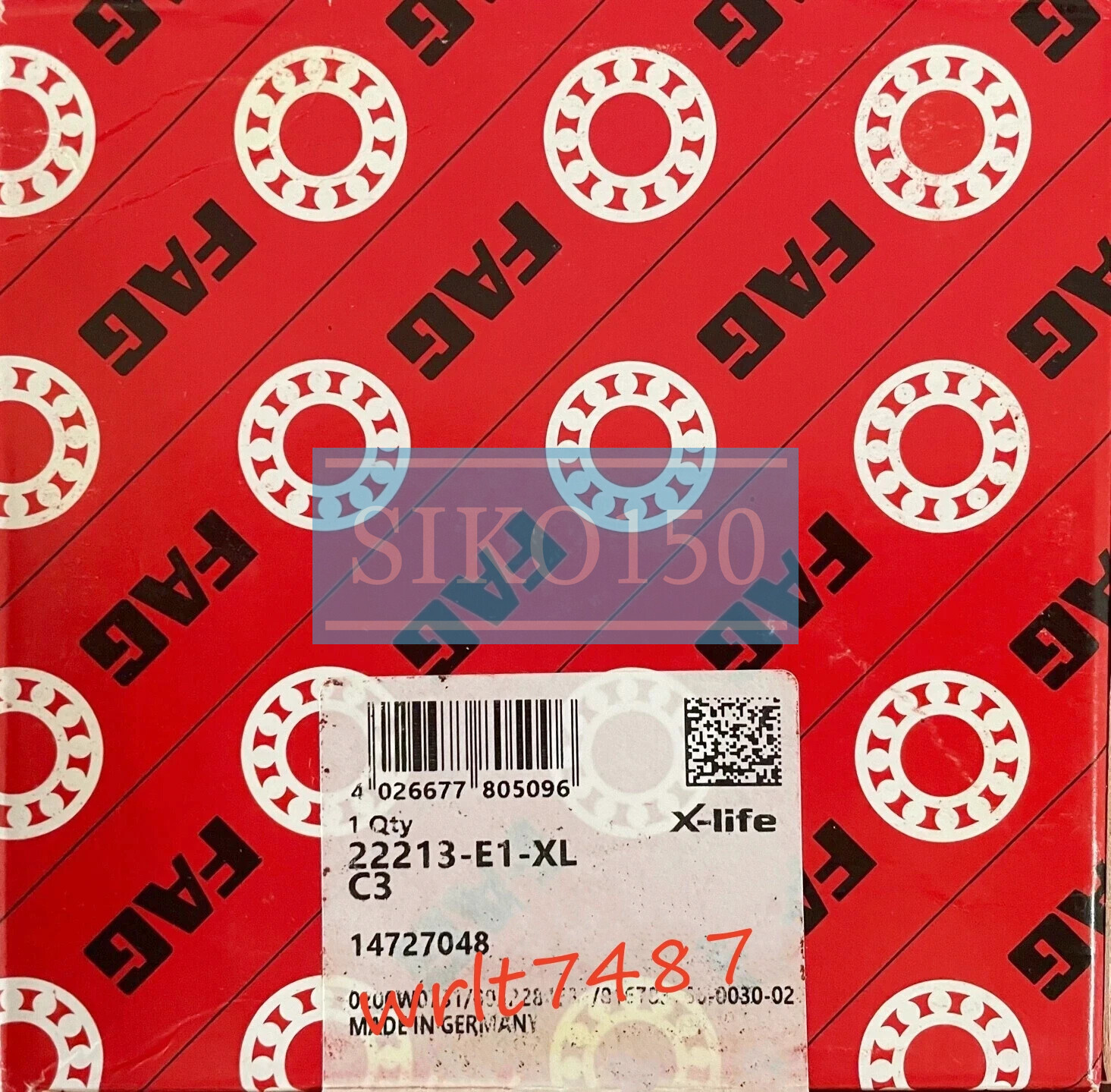 1PC NEW FAG 22213-E1-XL-C3 self-aligning roller bearing #SK