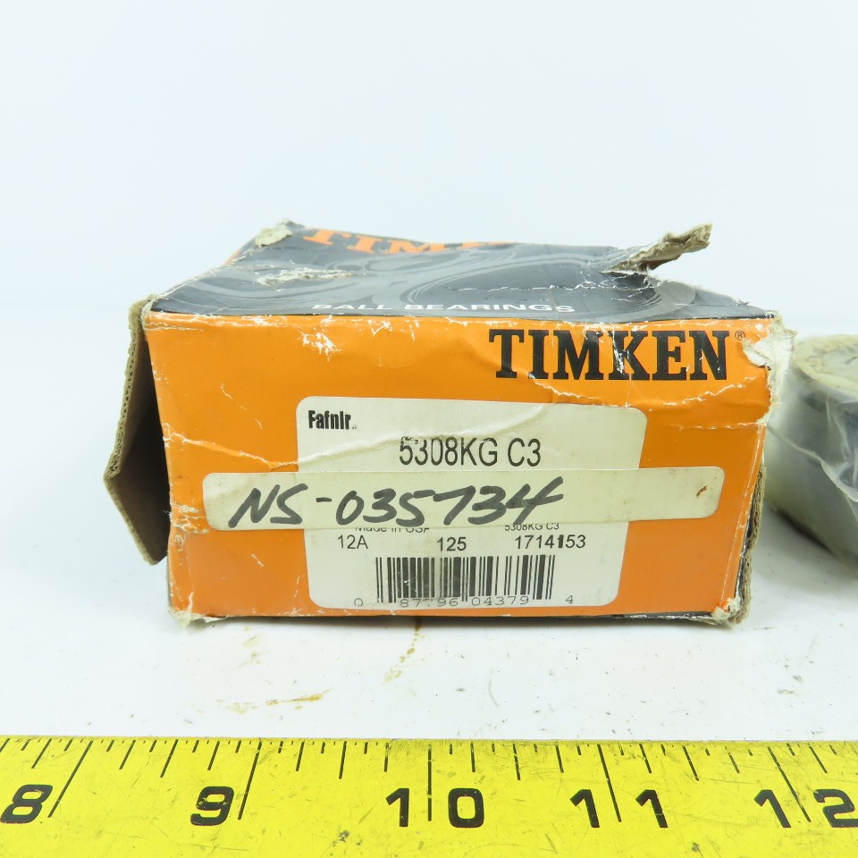 Timken 5308KG C3 Double Row Angular Contact Ball Bearing 40mm Bore x 90mm OD