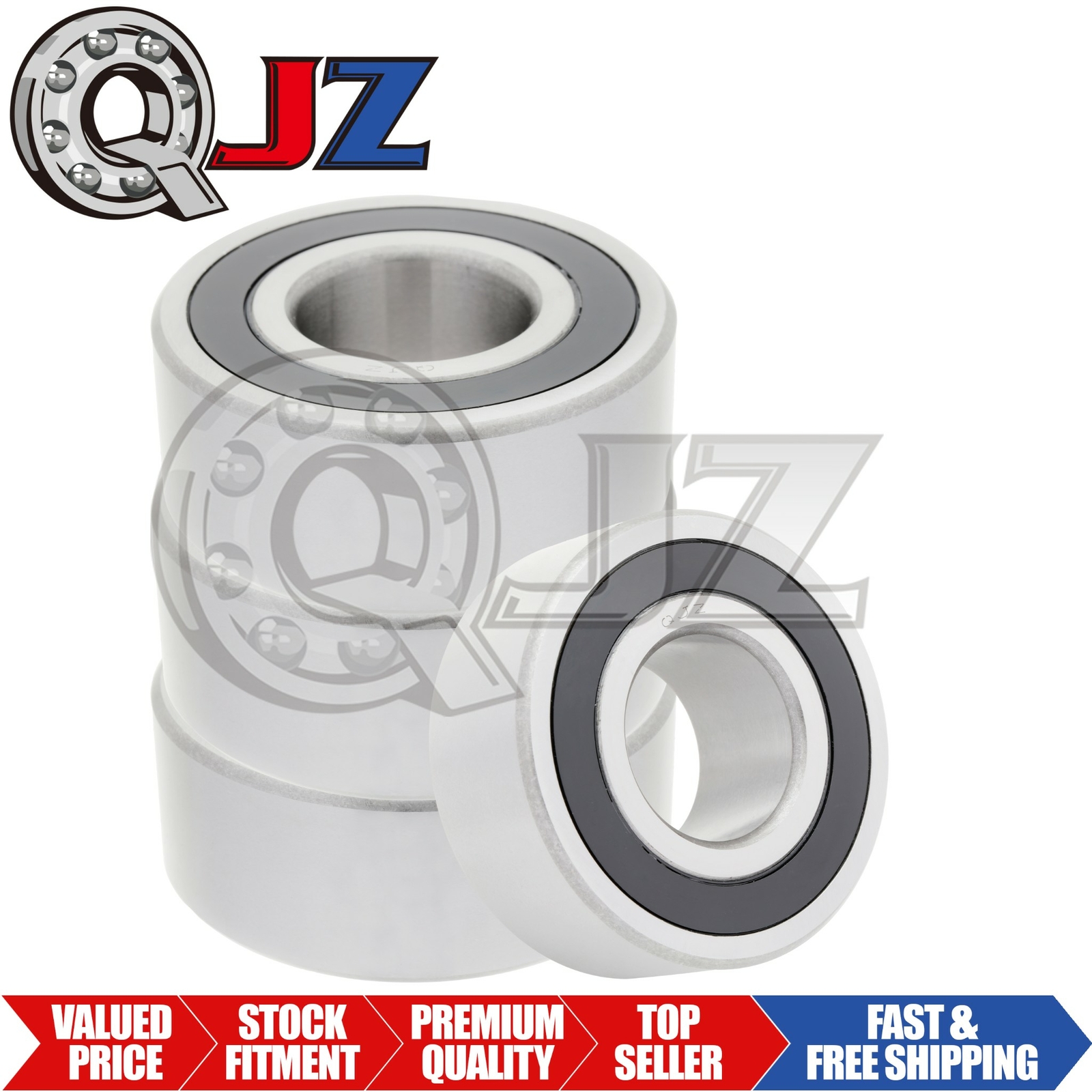 [4-Pk] 6017-2RS Deep Groove Radial Ball Bearing Rubber Seal 85mm x 130mm x 22mm