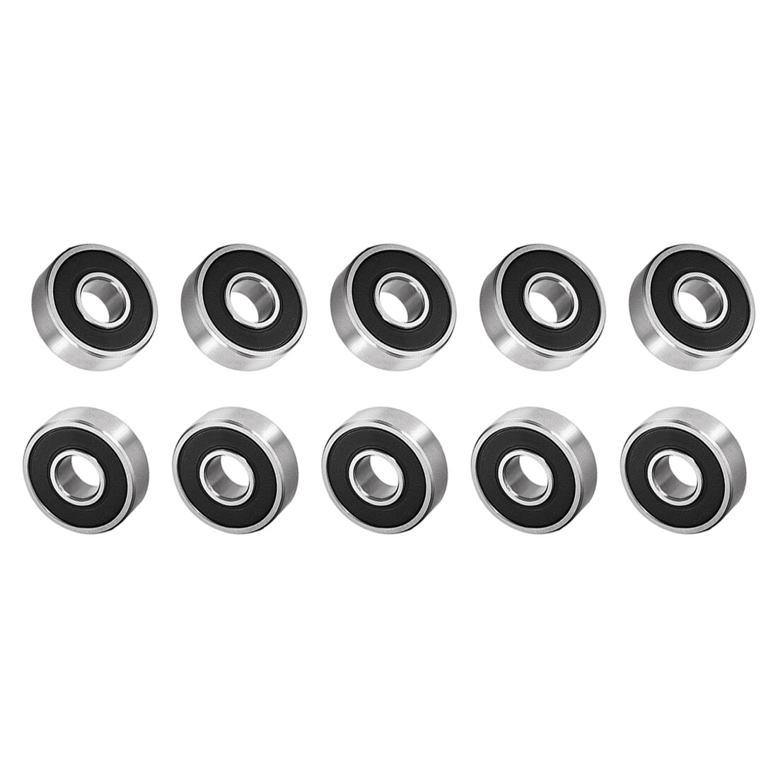 20PCS 7mmx19mmx6mm Double Sealed 607-2RS Ball Bearings High Carbon Steel Z1