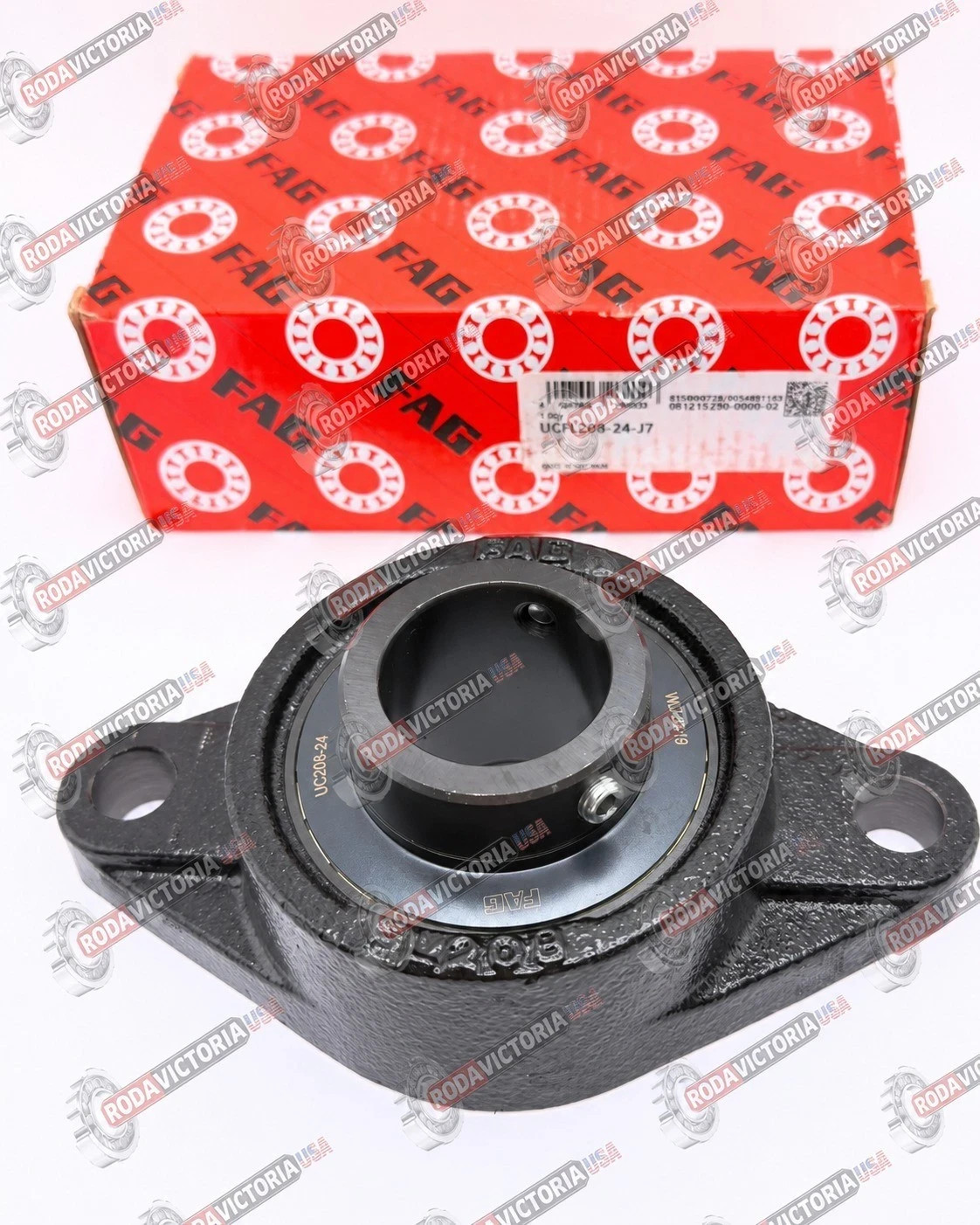 FAG UCFL208-24 J7 Flanged Bearing Unit 1-1/2″ Bore