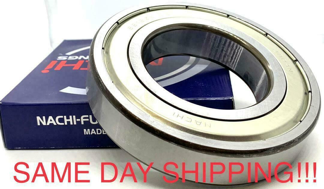 NACHI 6212ZZ C3 Deep Groove Ball Bearings 60x110x22mm. SAME DAY SHIPPING NACHI
