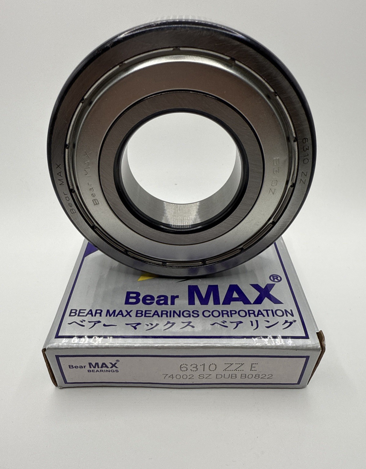 1 pc BearMAX 6310-ZZ EMQ 50x110x27mm Metal Seal Deep Groove Ball Bearings 6310ZZ