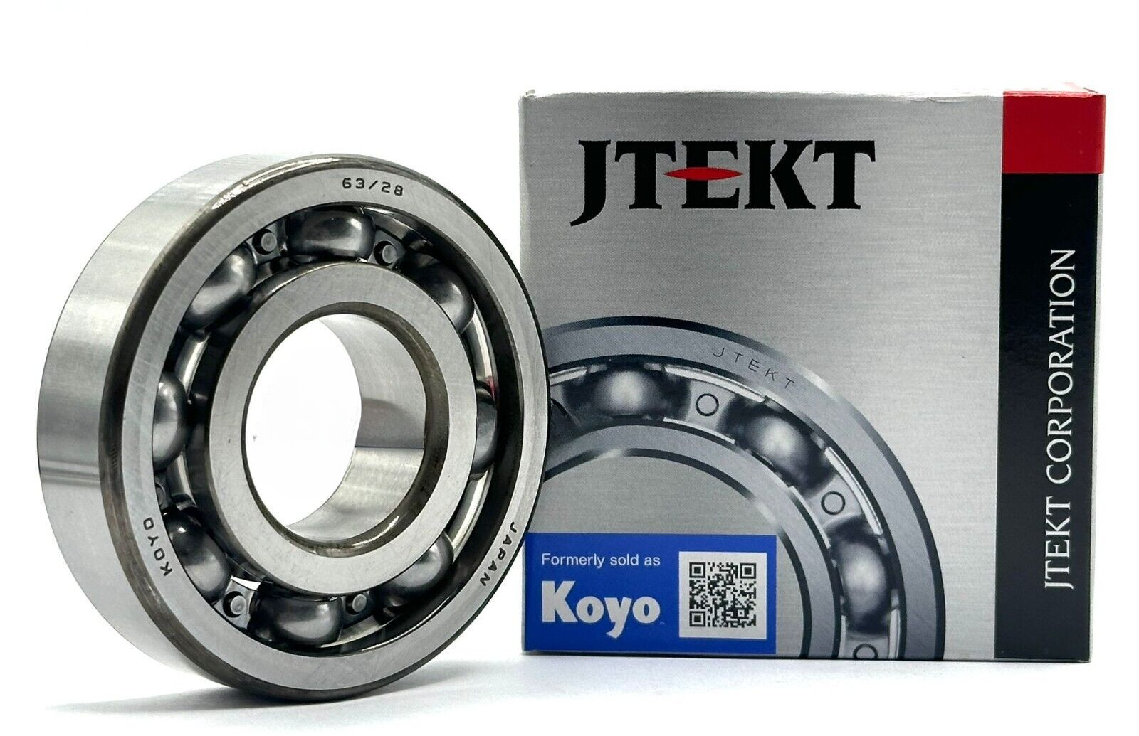 KOYO 63/28 C3 BALL BEARING, OPEN 91025-HL4-003 93306-37808-00 28x68x18mm