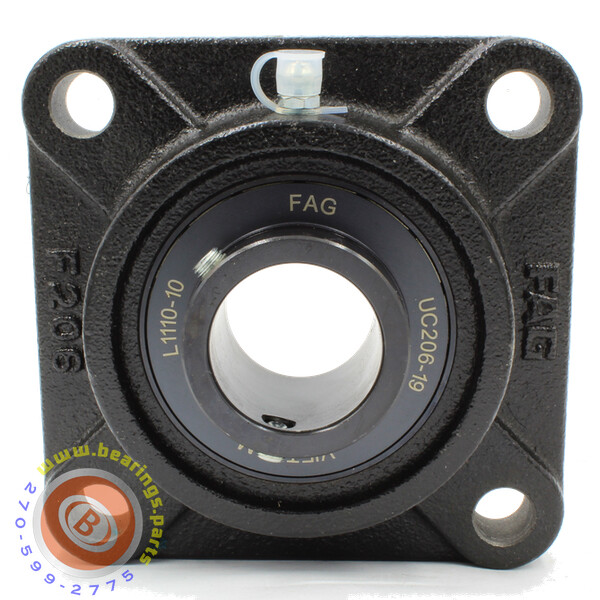 UCF206-19 Four Bolt Flange Bearing 1-3/16" Bore – FAG