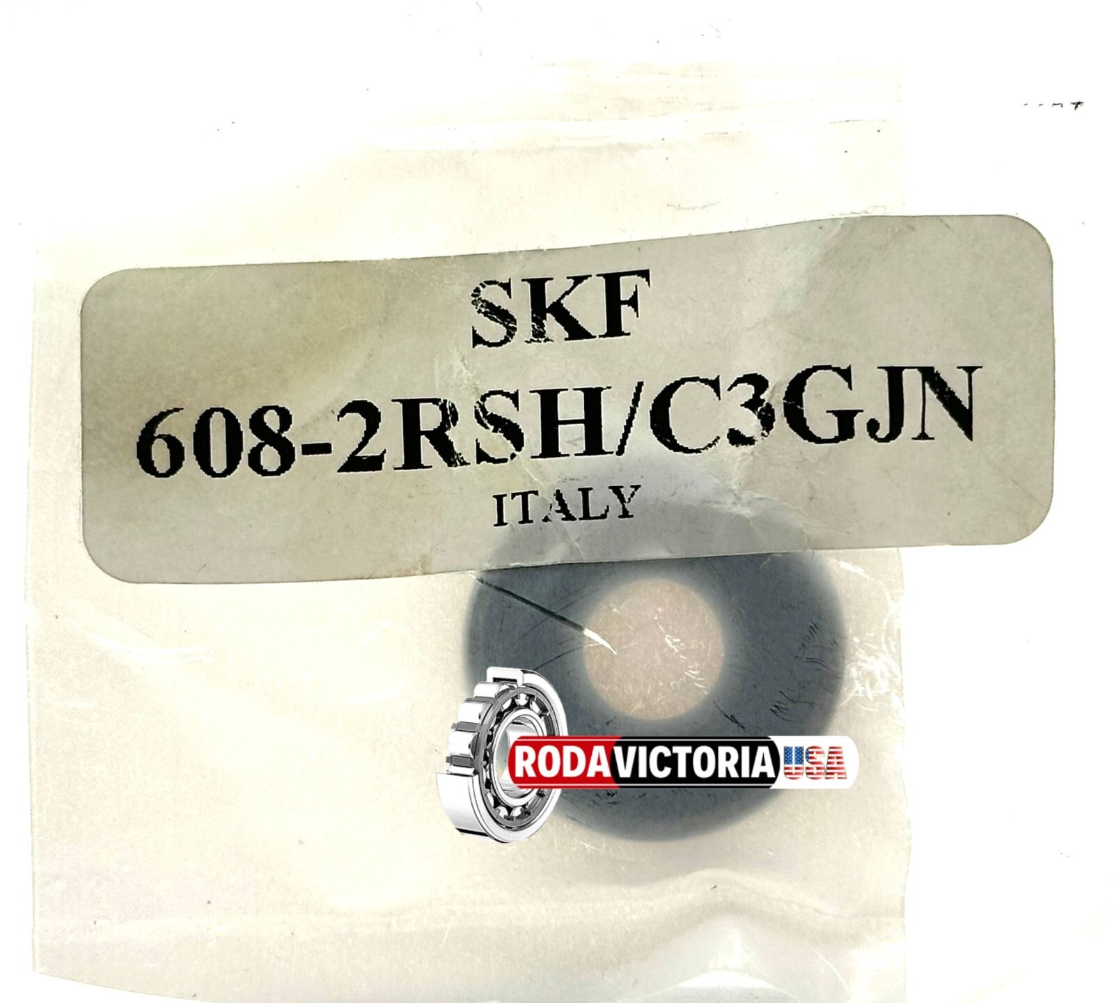 SKF 608 2RSH/C3 GJN DEEP GROOVE BALL BEARING, RUBBER SEALED 8x22x7mm