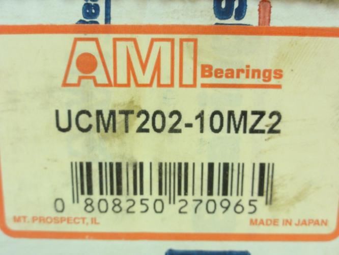 201370 New-No Box; AMI UCMT202-10MZ2 Take-Up Bearing; 5/8″ID