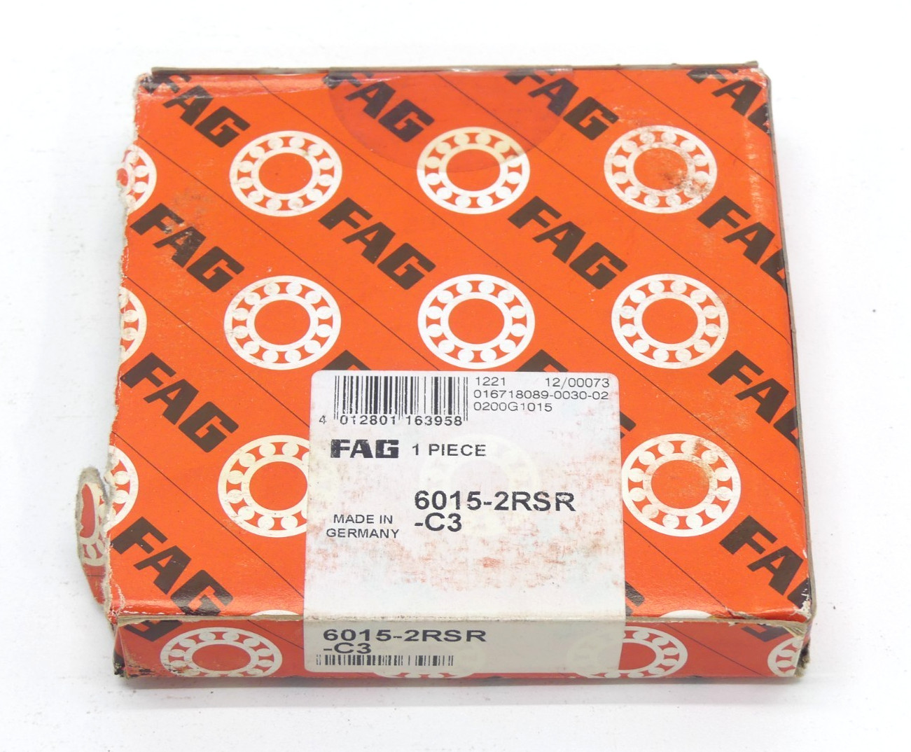 FAG 6015-2RSR-C3 Radial Deep Groove Ball Bearing