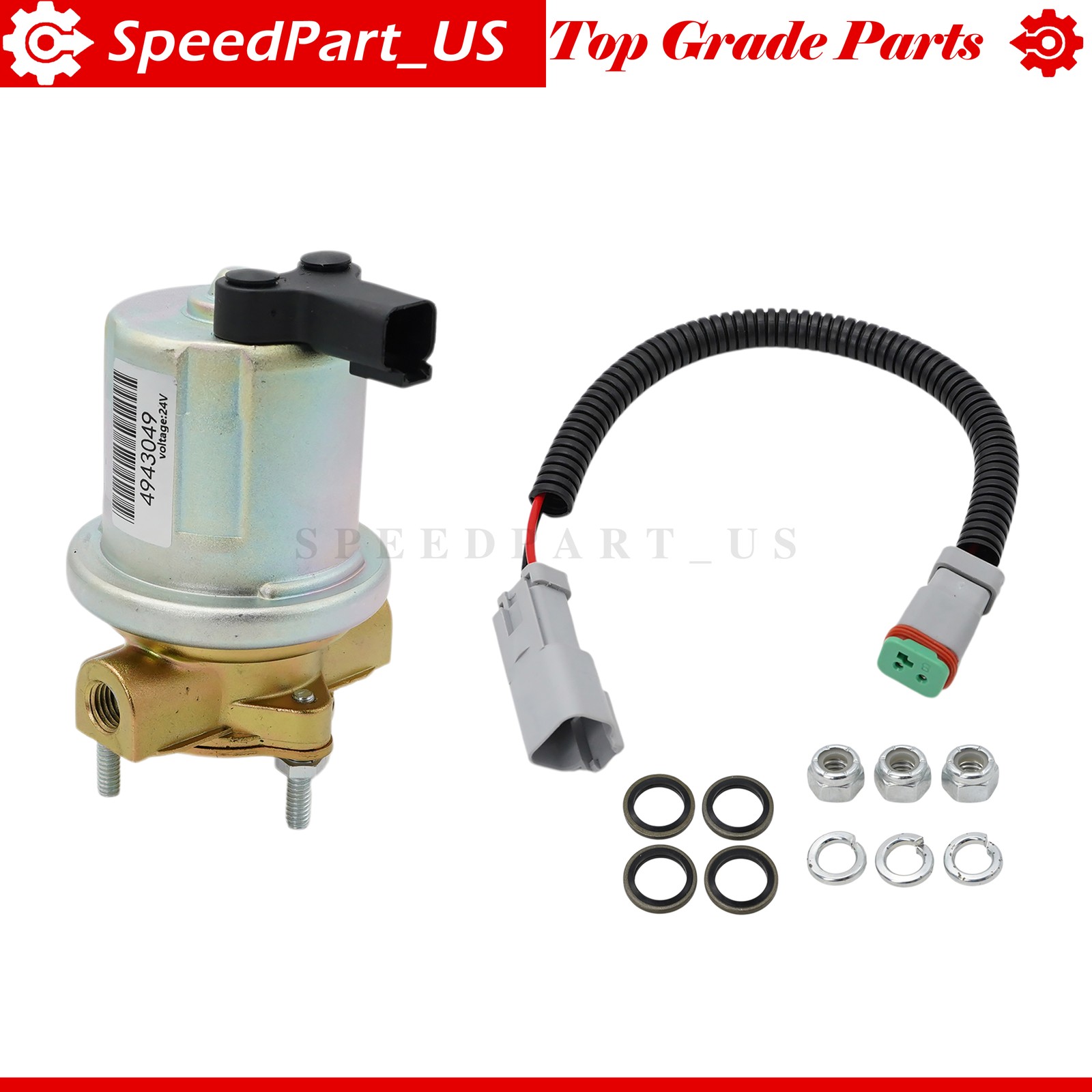 24V Fuel Transfer Pump Fuel lift Pump For QSB5.9 4935731 4932708 4943049 NEW