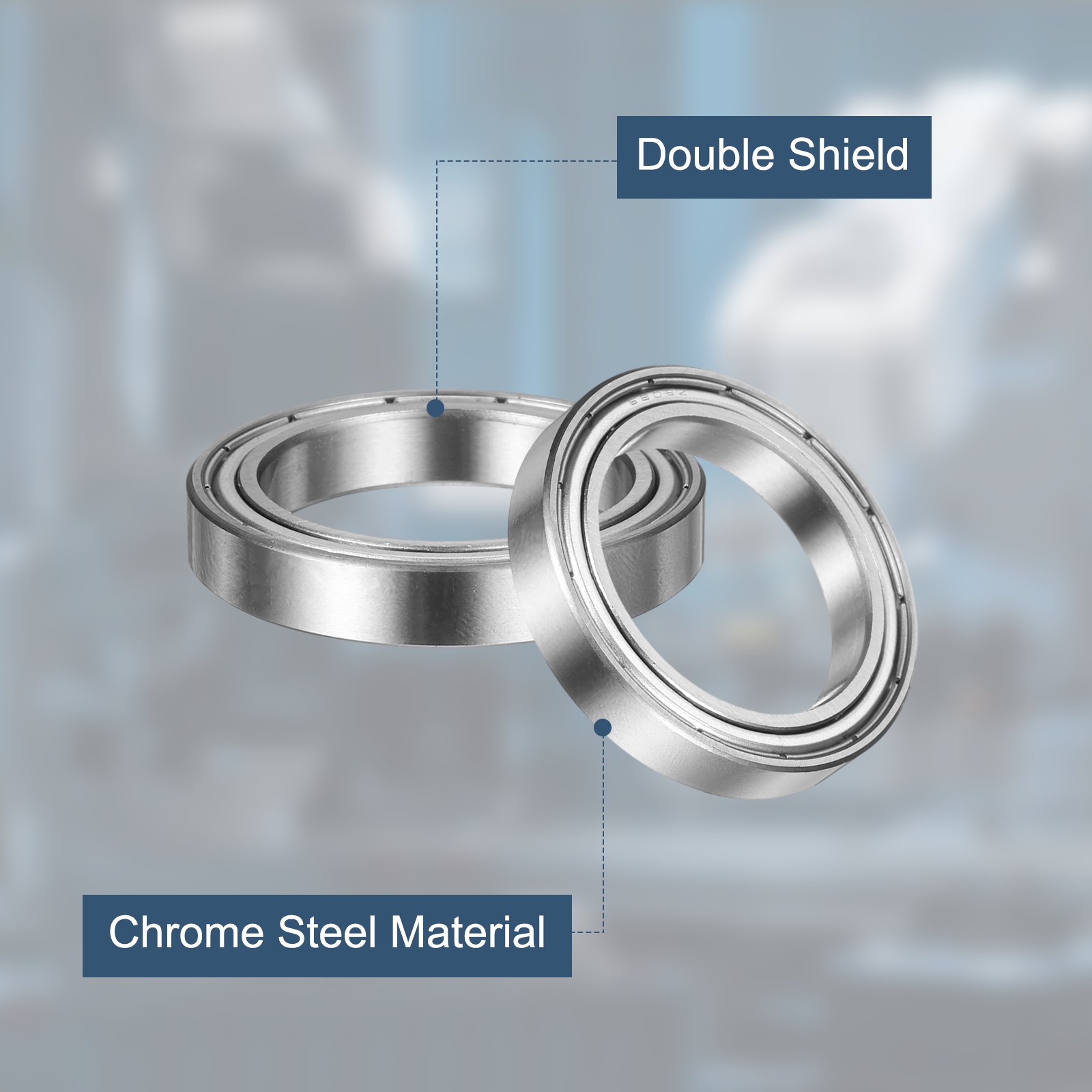 5 Pack 30 x 42 x 7mm 6806ZZ Deep Groove Ball Bearings, ABEC5